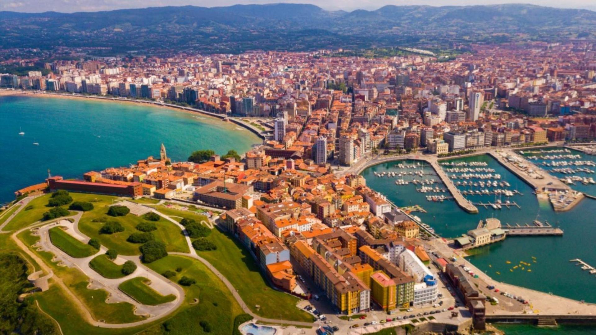 El Mirador Del Centro Apartman Gijón Kültér fotó