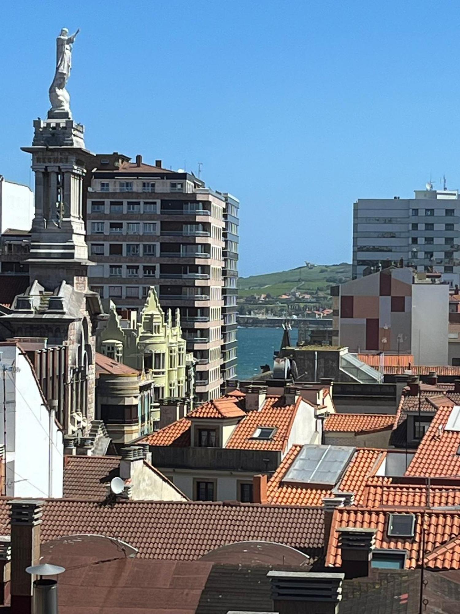 El Mirador Del Centro Apartman Gijón Kültér fotó
